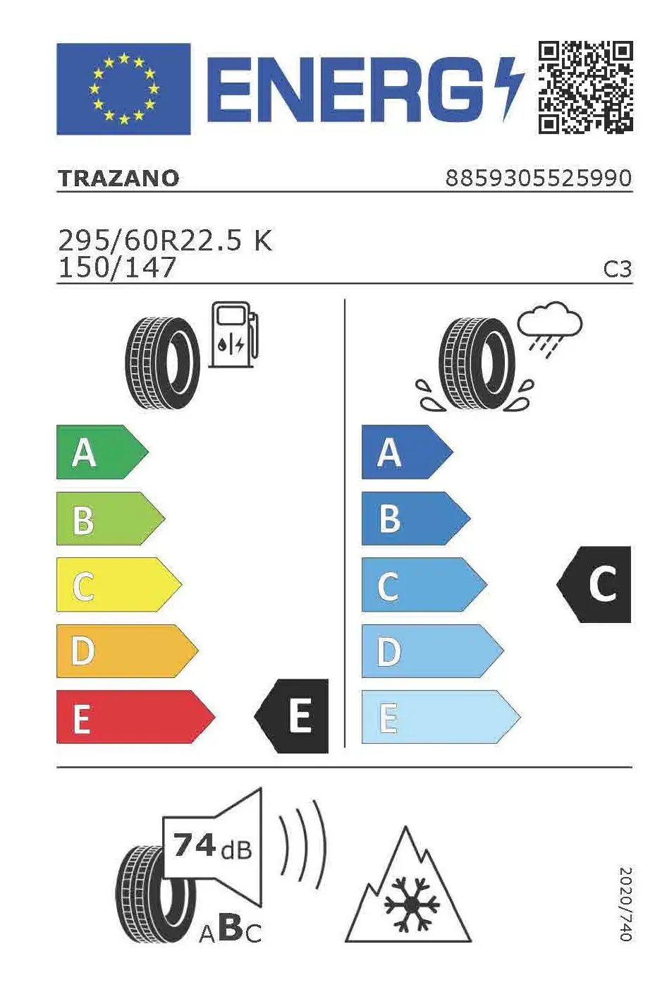 295_60R22.5 CTZ TRANSD28